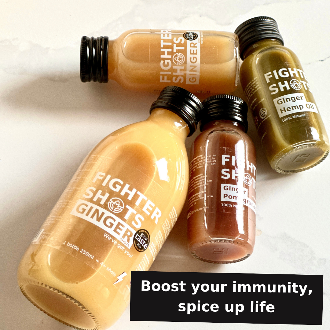 Fighter Shots Flacon de Gingembre 100% Naturel - 250ml