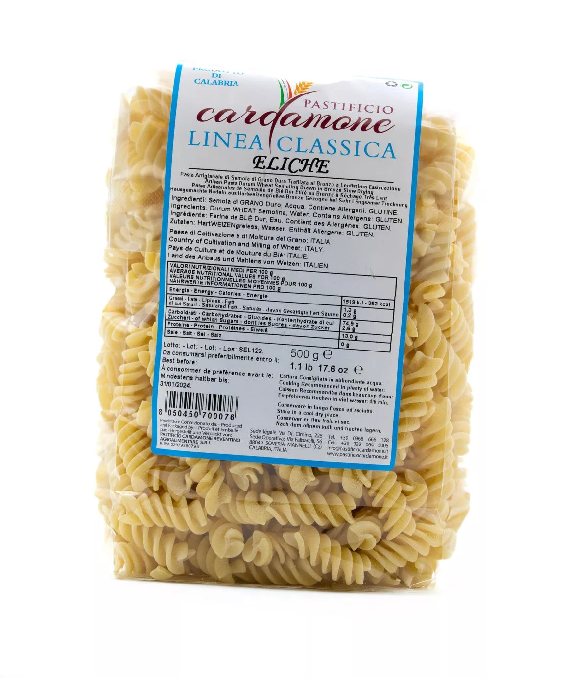 Pâtes Eliche