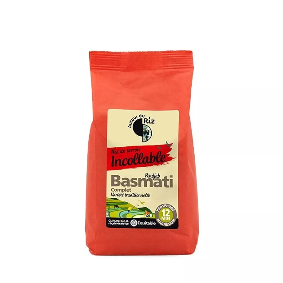 Riz Bio Basmati complet étuvé équitable 500 g