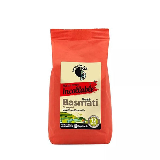 Riz Bio Basmati complet étuvé équitable 500 g