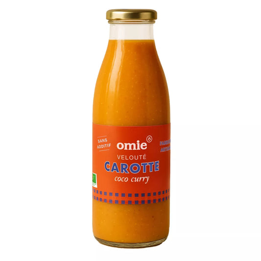 Velouté carottes coco curry bio - carottes de Charente - 75 cl