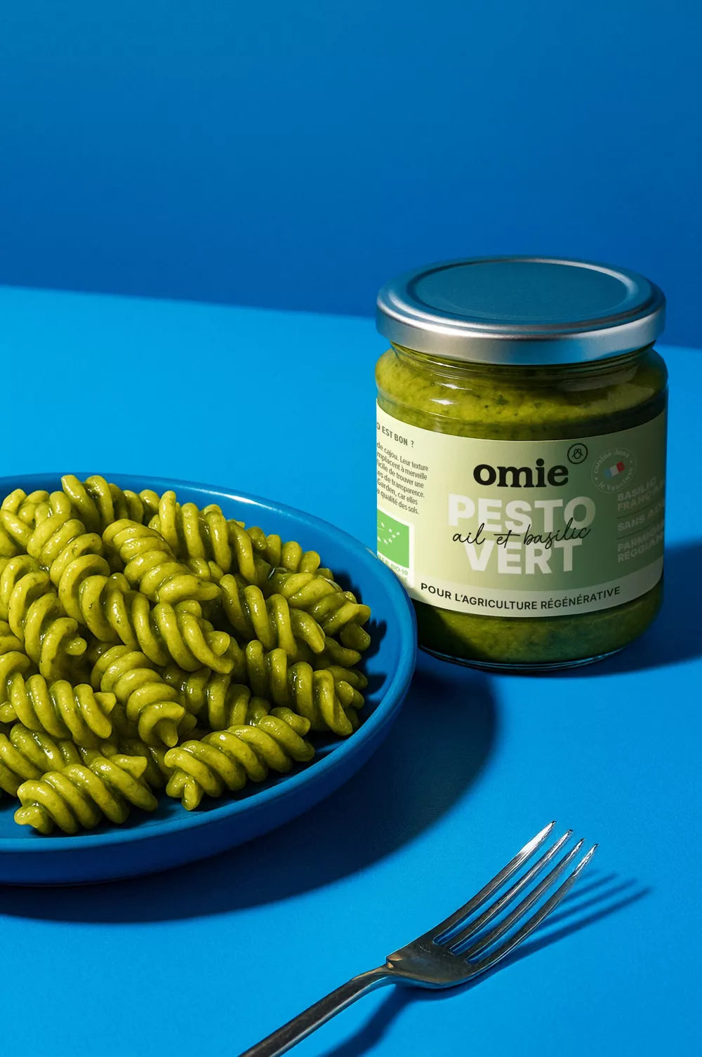 Pesto vert bio - basilic d'Île-de-France - 180 g