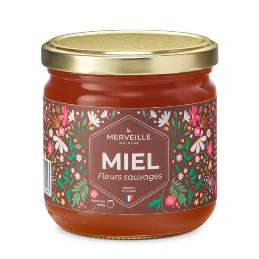 Miel "Fleurs Sauvages" - Périgord - 500g