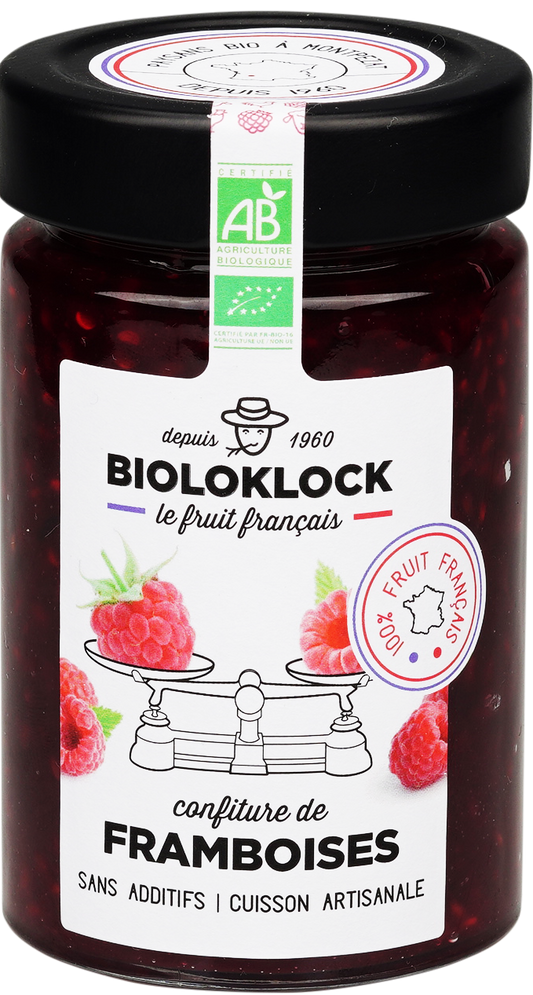 Confiture de framboises 230g