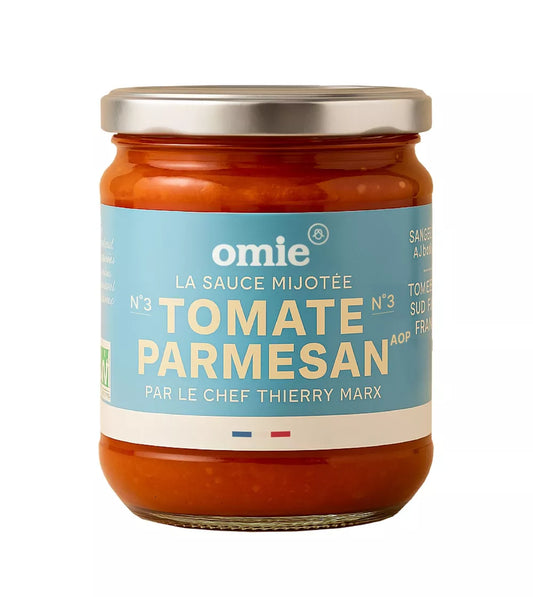 Sauce tomate parmesan AOP bio - tomates plein champs du sud de la France - 190 g