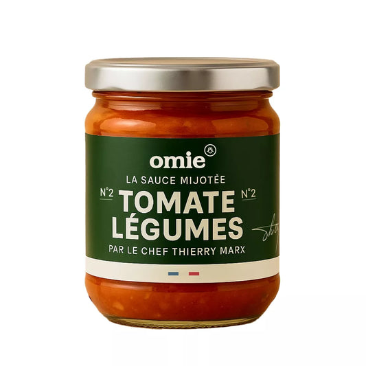 Sauce tomates aux 5 légumes bio - tomates plein champs du sud de la France - 190 g