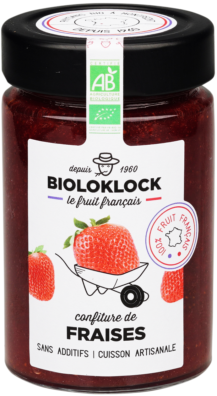 Confiture de fraises 230g