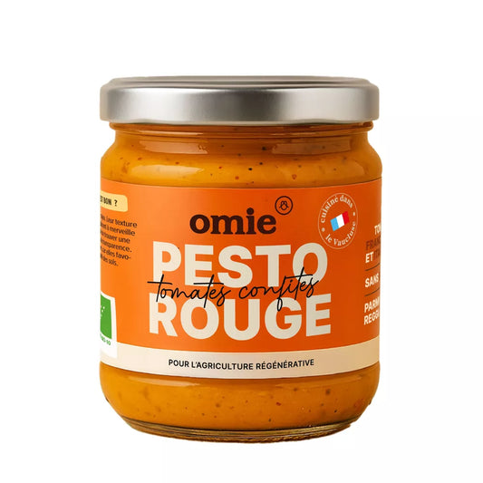 Pesto rouge bio - basilic d'Île-de-France - 190 g