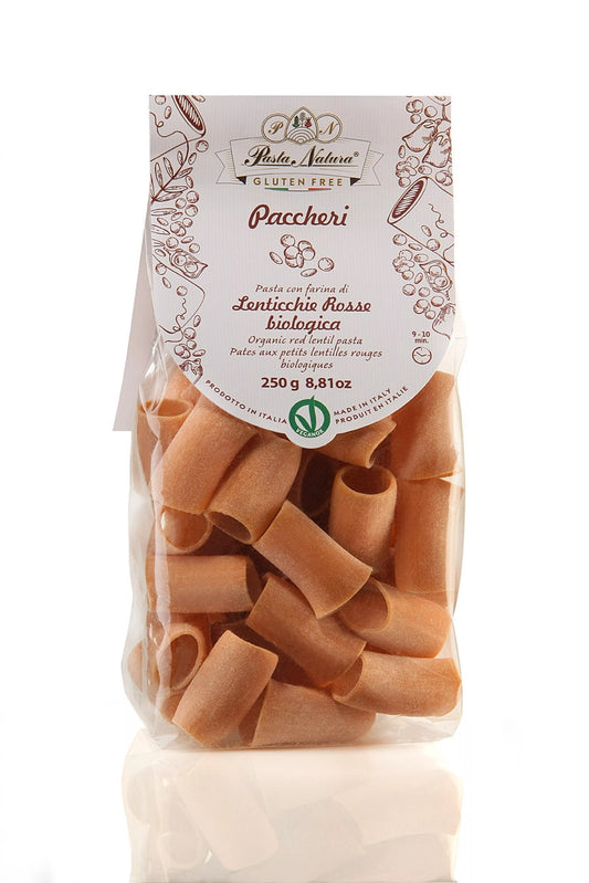 Paccheri de Lentilles corail & Riz Int. Bio & Sans Gluten