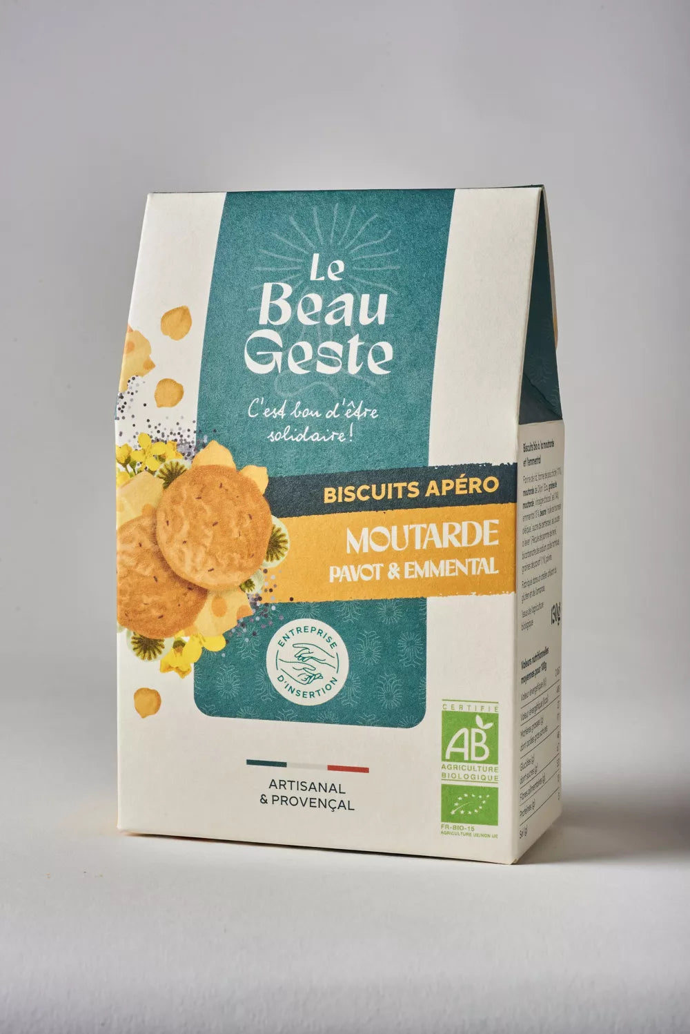 Biscuits Moutarde & Emmental