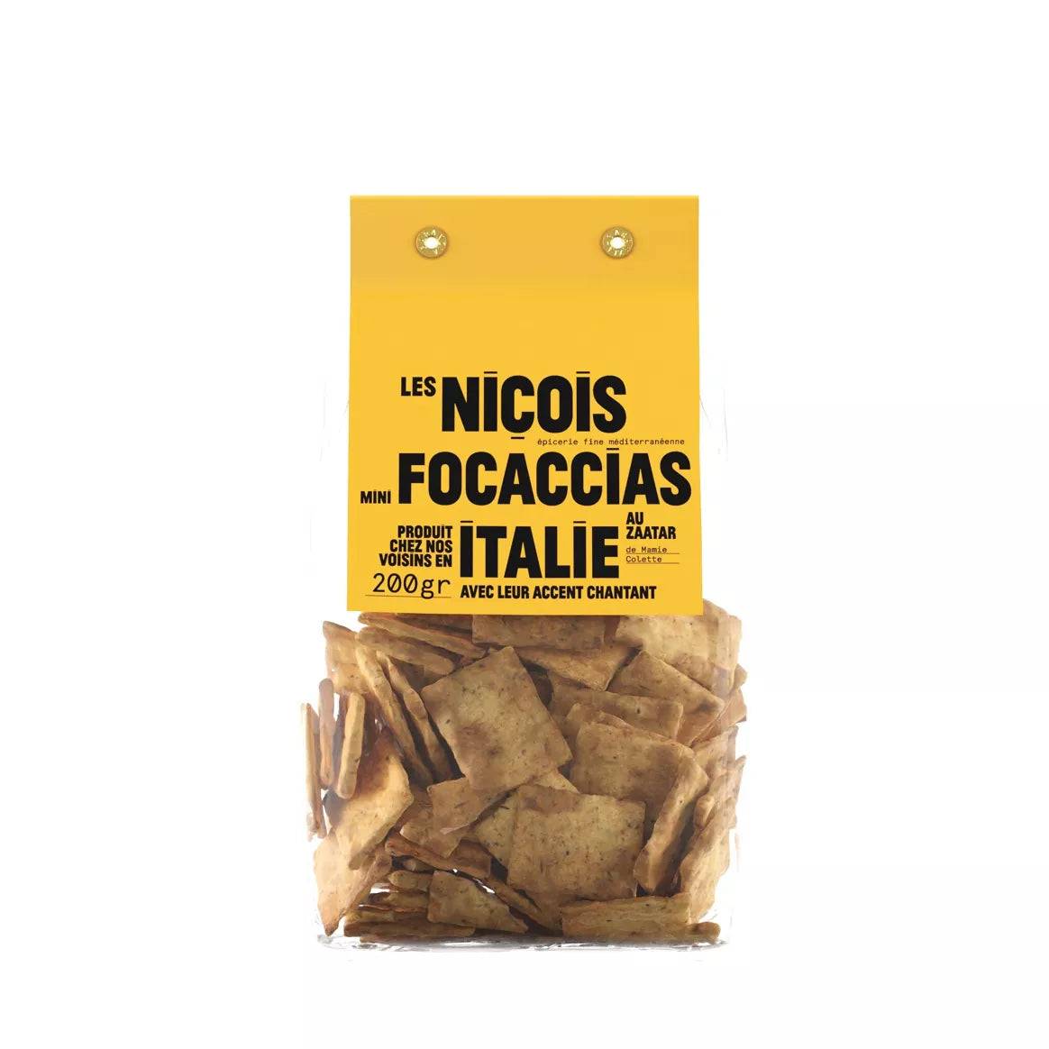 Mini-focaccias au zaatar de Mamie Colette