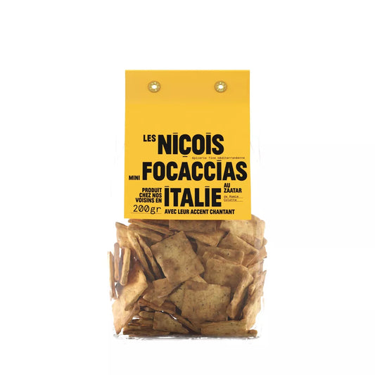 Mini-focaccias au zaatar de Mamie Colette