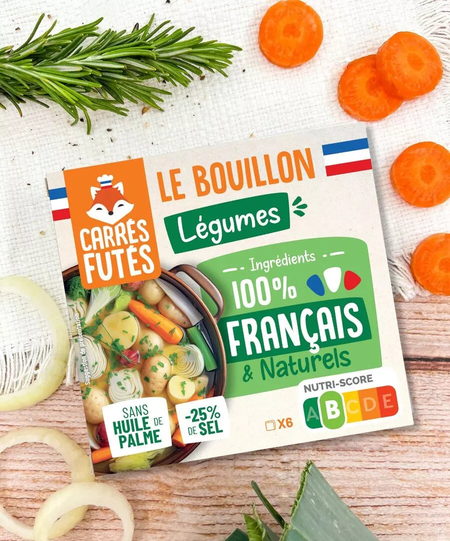 Bouillon Français Légumes - Carrés Futés
