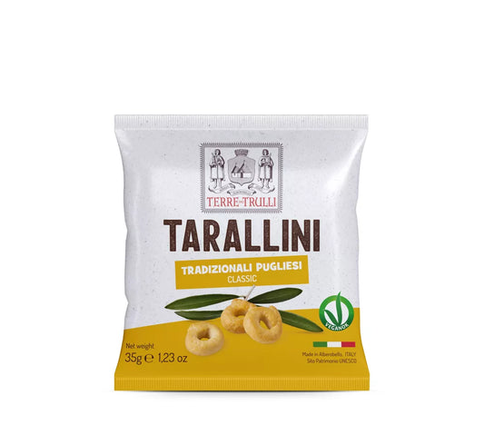 Tarallini traditionnel des Pouilles - Sachets individuels 35g