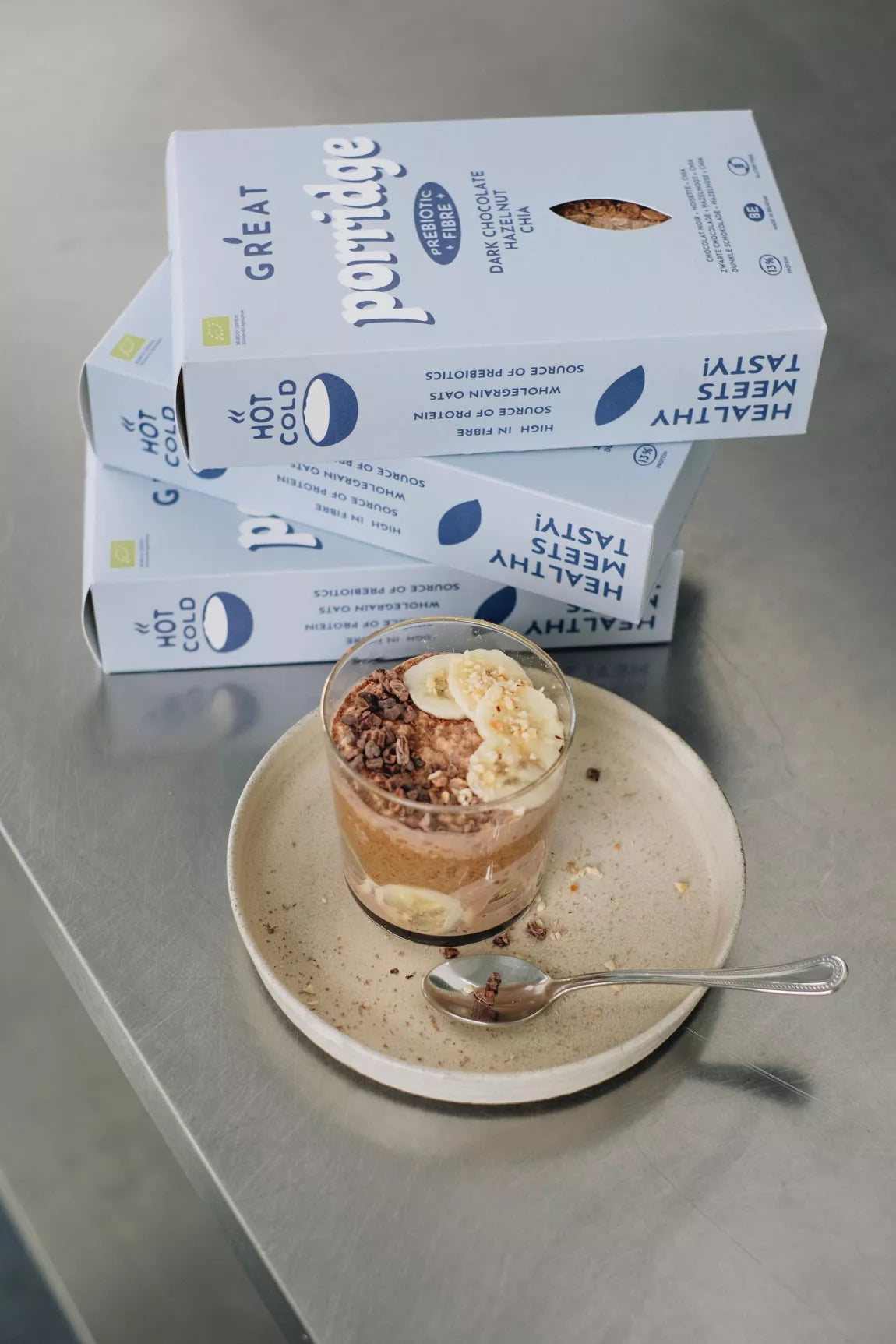 PORRIDGE 400g - Chocolat • Noisette • Chia
