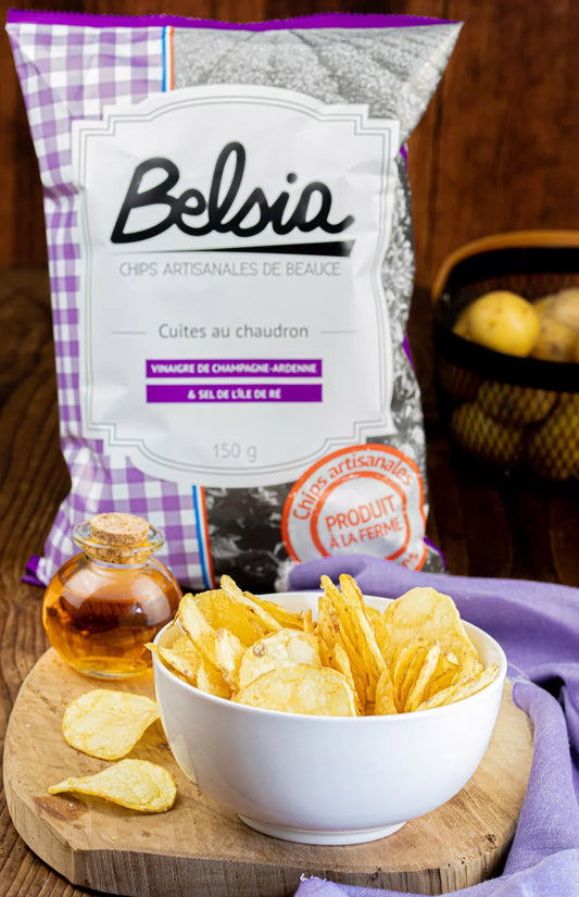 Chips Artisanales au Vinaigre de Champagne-Ardenne
