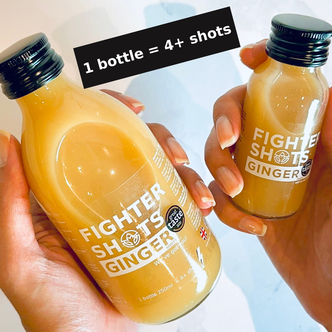 Fighter Shots Flacon de Gingembre 100% Naturel - 250ml