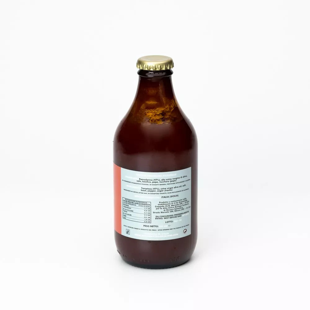 Sauce tomate cerise pizzutello 100% sicilienne